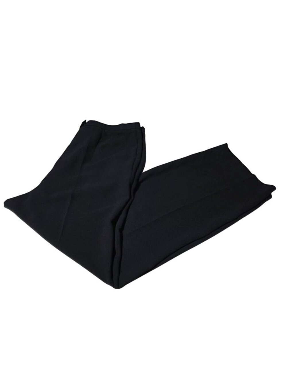 Worthington Dress Pants Plus Size 18W Black Polyester Blend Stretch Waistband
